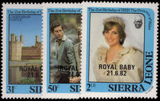 Sierra Leone 1982 Birth of Prince William unmounted mint.