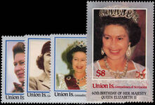 Union Island 1986 Queens 60th Birthday unmounted mint.