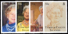 Turks & Caicos Islands 1995 95th Birthday of Queen Elizabeth the Queen Mother unmounted mint.