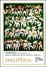 Albania 1975 Albanian Paintings souvenir sheet unmounted mint.