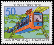 West Germany 1976 Wuppertal Monorail unmounted mint.