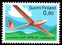 Finland 1976 15th World Gliding Championships unmounted mint.