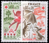 France 1975 Red Cross Fund unmounted mint.