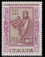 Italy 1975 Giovanni Pierluigi unmounted mint.