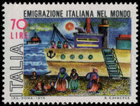 Italy 1975 Italian Emigration unmounted mint.