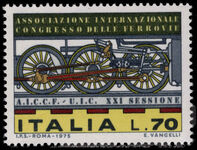 Italy 1975 Railway Congress unmounted mint.