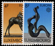 Luxembourg 1974 Europa sculptures unmounted mint.