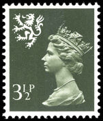 Scotland 1971-93 3 p olive-grey centre band unmounted mint.