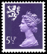 Scotland 1971-93 5 p violet (2 bands) unmounted mint.