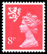 Scotland 1971-93 8p rosine unmounted mint.