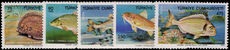 Turkey 1975 Fishes unmounted mint.