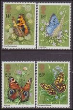 1981 Butterflies unmounted mint.