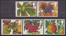 1993 The Four Seasons. Autumn. Fruits and Leaves unmounted mint.