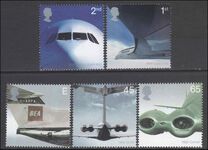 2002 50th Anniv of Passenger Jet Aviation, unmounted mint.