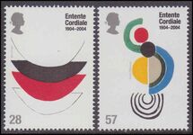 2004 Centenary of the Entente Cordiale. Contemporary Paintings, unmounted mint.