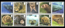 2010 Action for Species (4th series). Mammals unmounted mint.