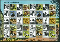 2005 Farm Animals Smilers Sheet unmounted mint. 