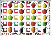 2006 Fun Fruit and Veg Smilers Sheet unmounted mint. 