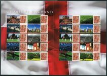 2007 Glorious England Smilers Sheet unmounted mint. 