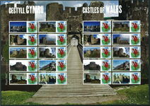 2010 Welsh Castles Welsh Dragon Smilers unmounted mint. 