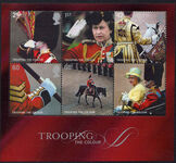2005 Trooping the Colour souvenir sheet unmounted mint.