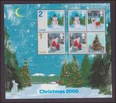 2006 Christmas souvenir sheet unmounted mint.