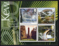 2009 250th Anniversary of Royal Botanic Gardens, Kew souvenir sheet unmounted mint.