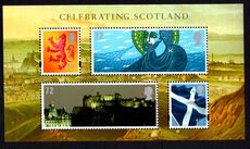 2006 Celebrating Scotland souvenir sheet unmounted mint.