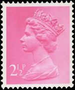 X852 2½p magenta (side band left) unmounted mint.