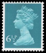 X872 6½p greenish-blue (1 centre band) unmounted mint.