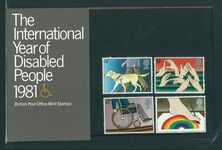 1981 Int Year of Disabled Persons Presentation Pack.