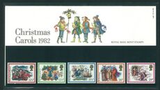 1982 Christmas. Carols Presentation Pack.