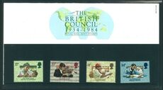 1984 50th Anniv of British Council Presentation Pack.