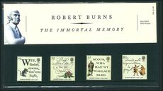 1996 Death Bicent of Robert Burns Presentation Pack.