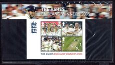 2005 Cricket Ashes Win presentation pack.