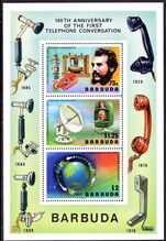 Barbuda 1977 Telephone souvenir sheet unmounted mint.