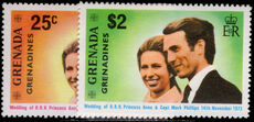 Grenada Grenadines 1973 Royal Wedding unmounted mint.