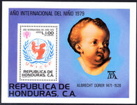 Honduras 1980 International Year of the Child souvenir sheet