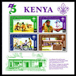Kenya 1982 Scouts souvenir sheet unmounted mint.