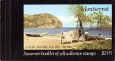 Montserrat 1975 Carib Artefacts. Self-adhesive booklet unmounted mint.