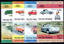 Niutao 1984 Automobiles (1st series) unmounted mint.