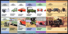 Nanumea 1986 Automobiles (3rd series) unmounted mint.