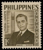 Philippines 1960 Pres. Quezon unmounted mint.