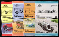 Bequia 1985 Automobiles (4th series) unmounted mint.