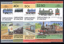 St Vincent Grenadines 1985 Railway Locomotives (4th series) unmounted mint.