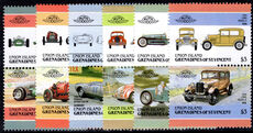 Union Island 1986 Automobiles (4th series) unmounted mint.