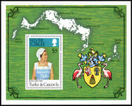Turks & Caicos Islands 1977 Silver Jubilee souvenir sheet unmounted mint.
