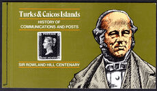 Turks & Caicos Islands 1979 Death Centenary of Sir Rowland Hill booklet unmounted mint.