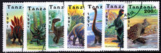 Tanzania 1991 Dinosaurs set set fine used.