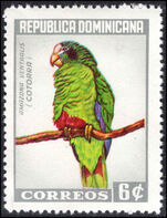 Dominican Republic 1964 6c Hispaniolan Amazon unmounted mint.